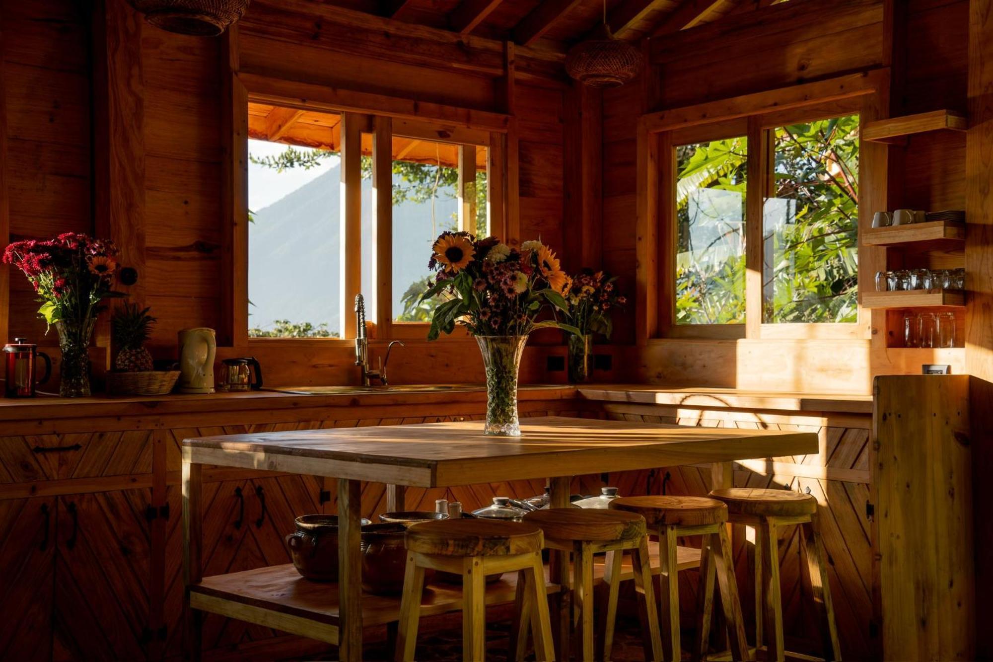 Fuego Atitlan Eco-Hotel San Marcos La Laguna Buitenkant foto