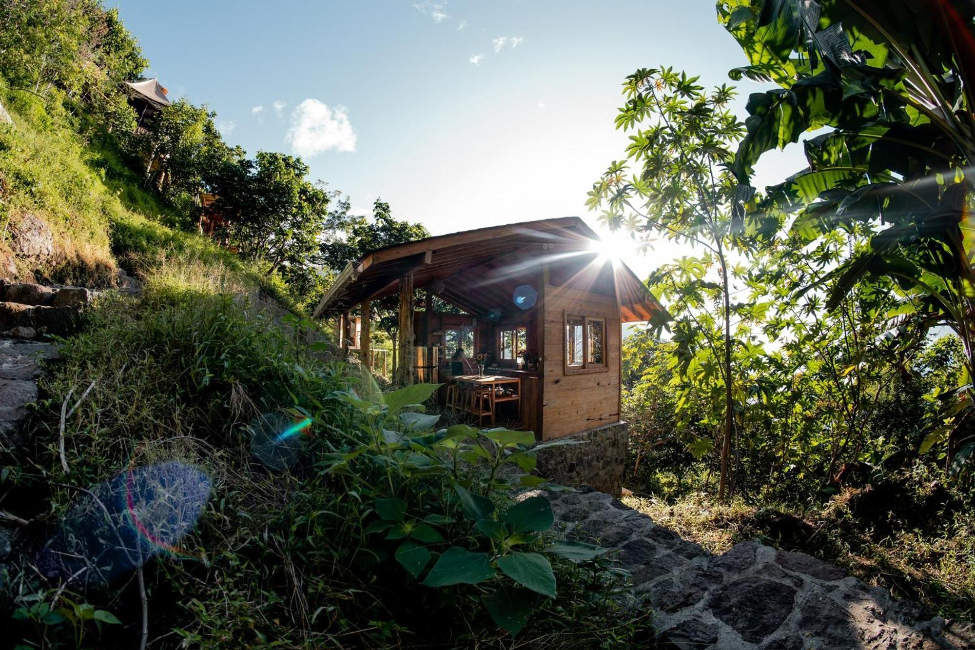 Fuego Atitlan Eco-Hotel San Marcos La Laguna Buitenkant foto
