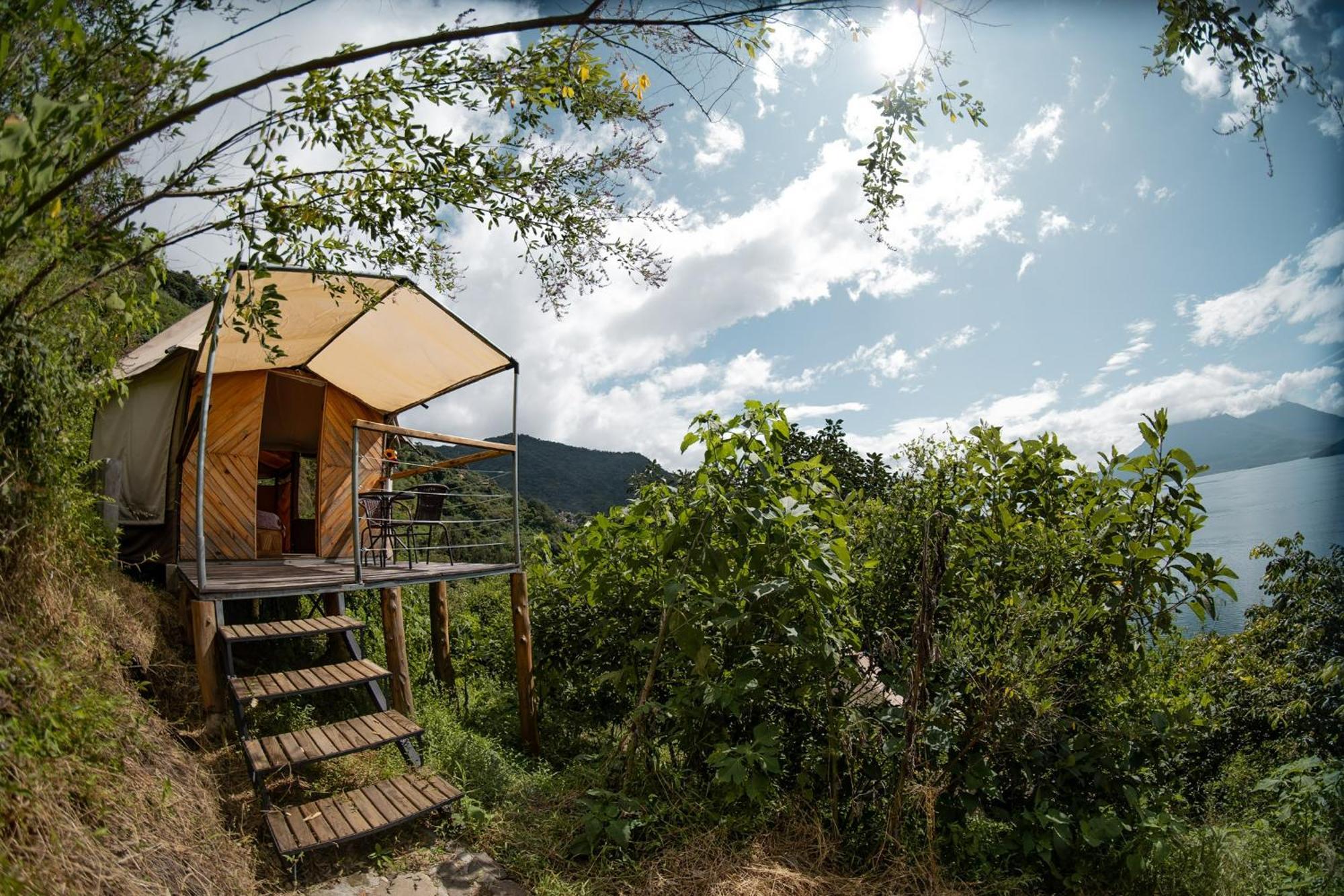Fuego Atitlan Eco-Hotel San Marcos La Laguna Buitenkant foto
