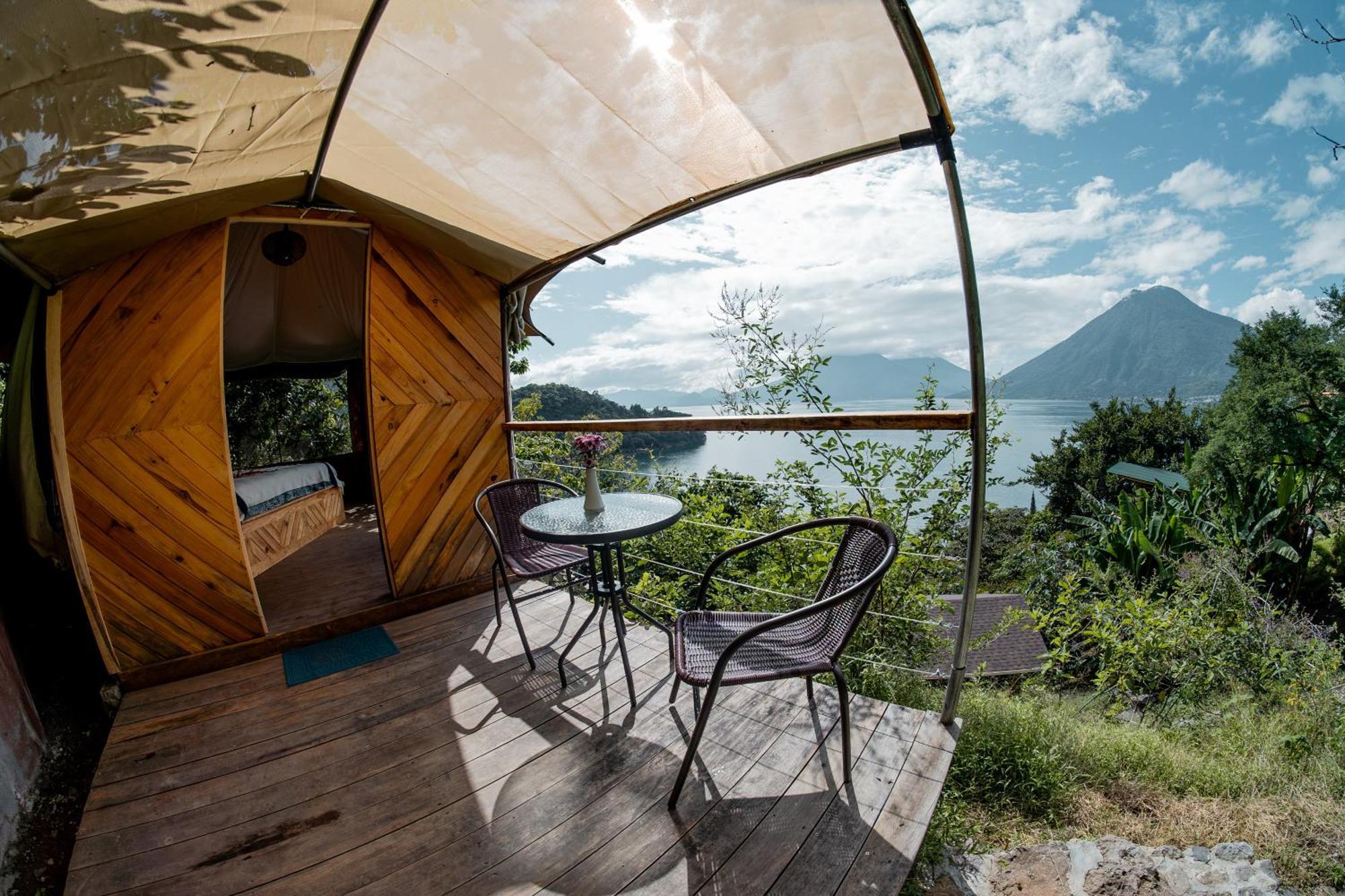 Fuego Atitlan Eco-Hotel San Marcos La Laguna Buitenkant foto