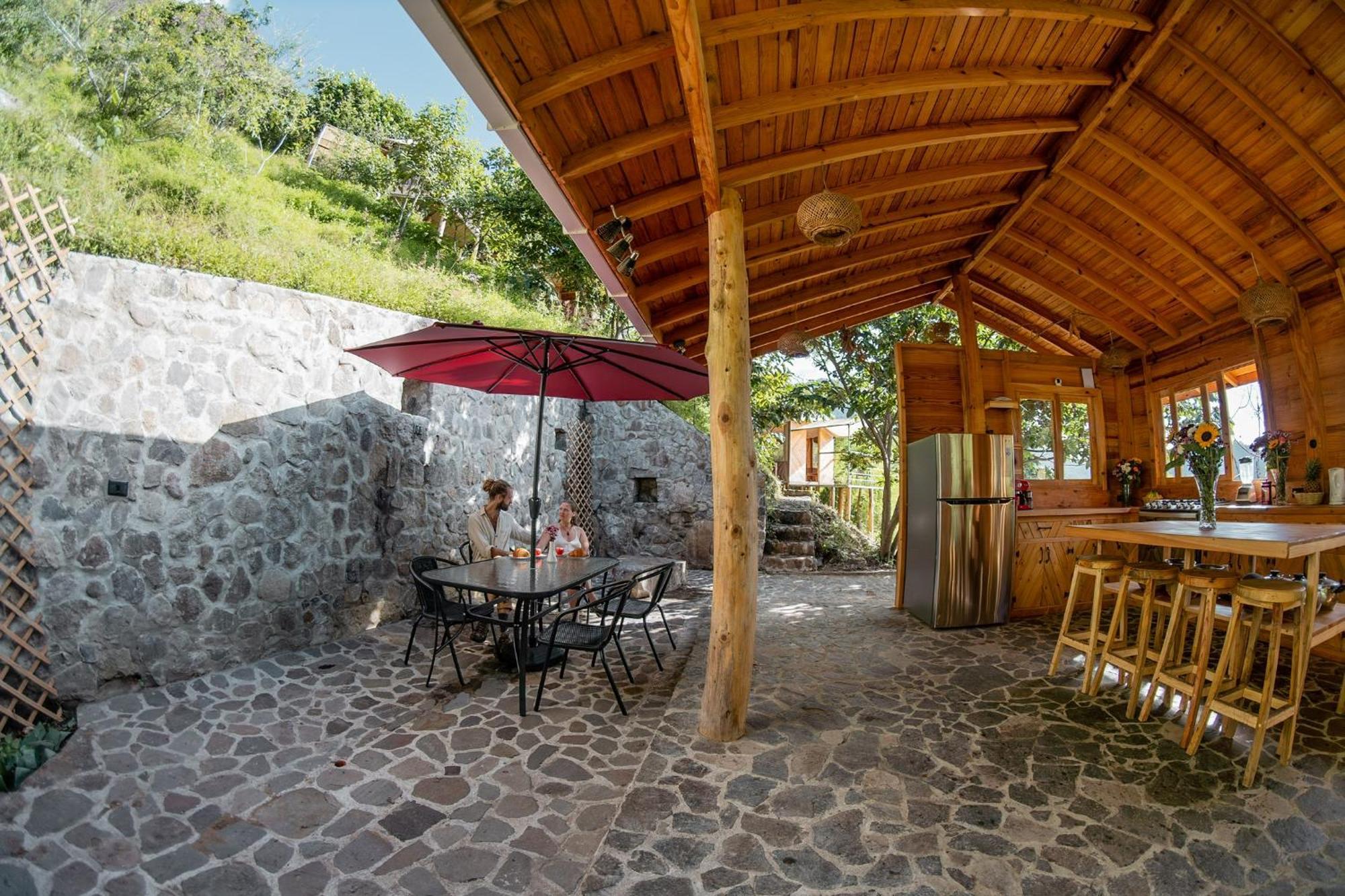 Fuego Atitlan Eco-Hotel San Marcos La Laguna Buitenkant foto