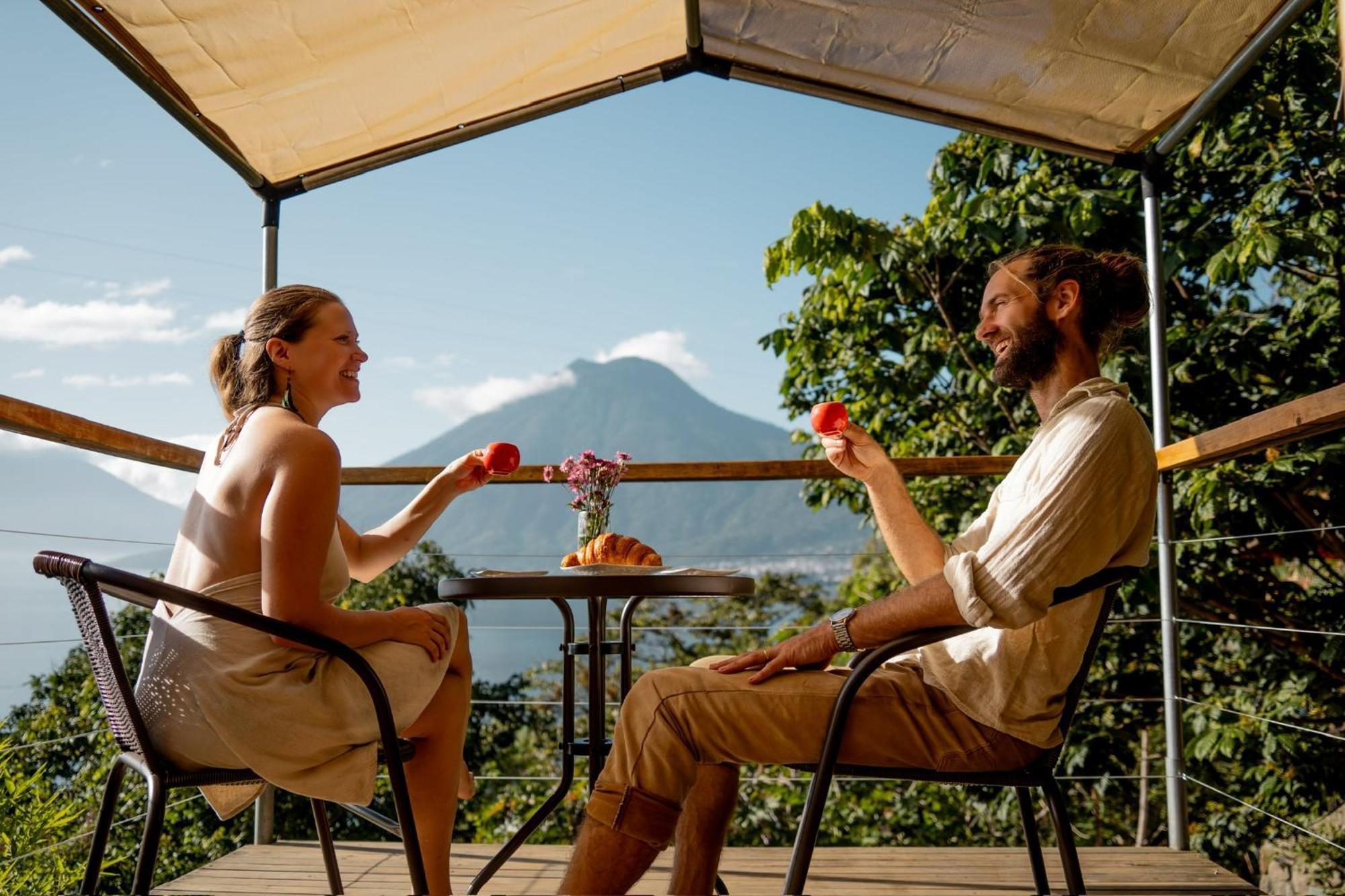 Fuego Atitlan Eco-Hotel San Marcos La Laguna Buitenkant foto